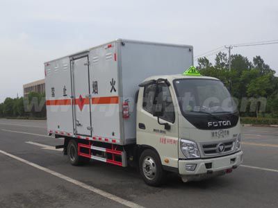 江特牌JDF5041XRQB6型易燃?xì)怏w廂式運(yùn)輸車