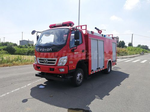 江特牌JDF5081GXFPM25/B6型泡沫消防車(chē)