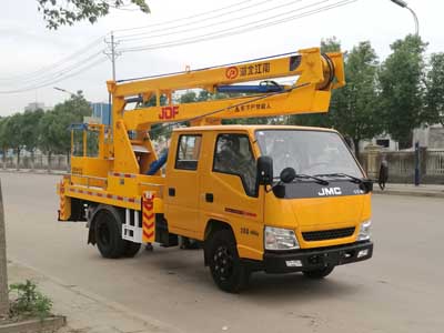 江鈴雙排13米高空作業(yè)車(國五藍牌)