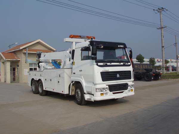 斯太爾后雙橋道路清障車