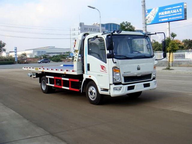 豪沃單橋平板清障車（國四）